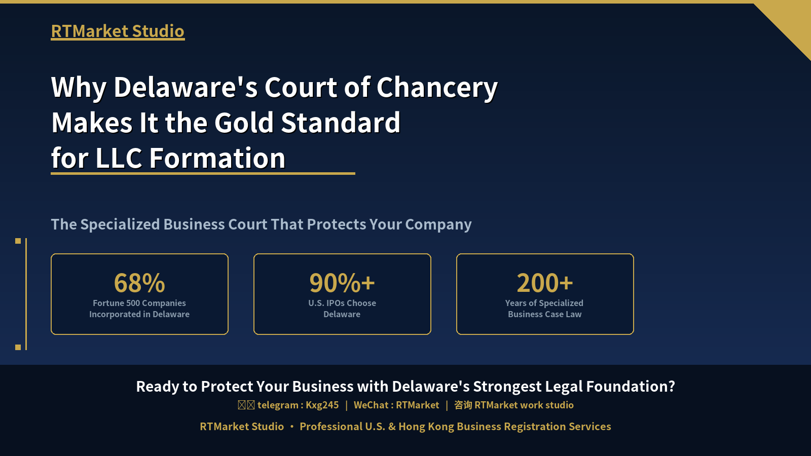 Delaware Court of Chancery — gold standard for LLC formation