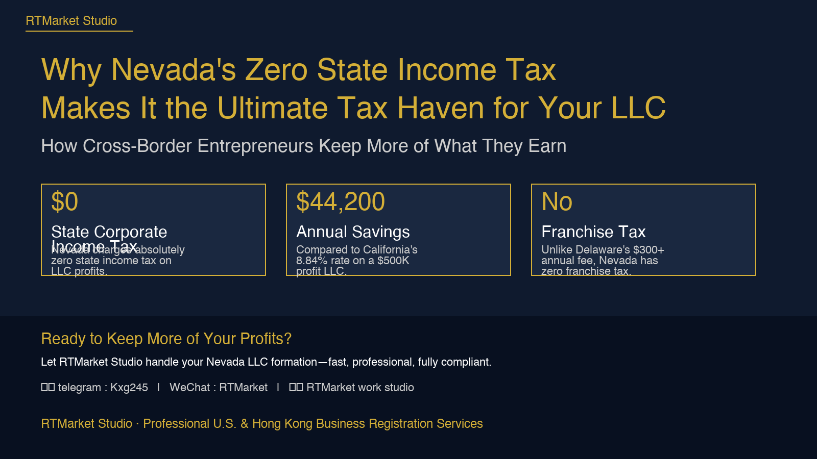 Why Nevada's Zero State Income Tax Makes It the Ultimate Tax Haven for Your LLC