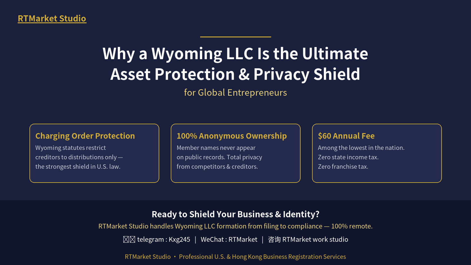 Why a Wyoming LLC Is the Ultimate Asset Protection & Privacy Shield for Global Entrepreneurs